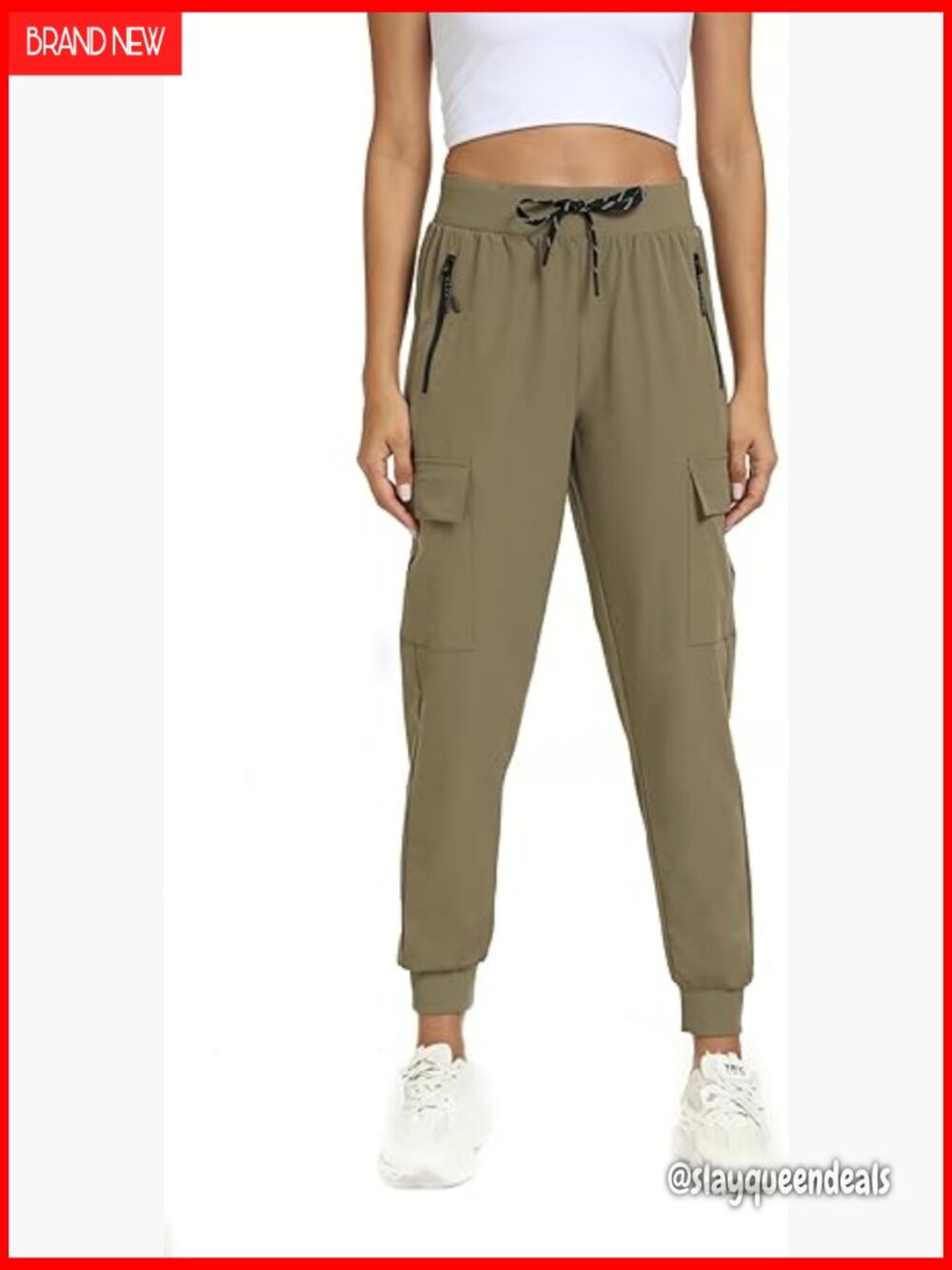 Women's Cargo Pants with Pockets - Lightweight Quick Dry Hiking Pants for Travel